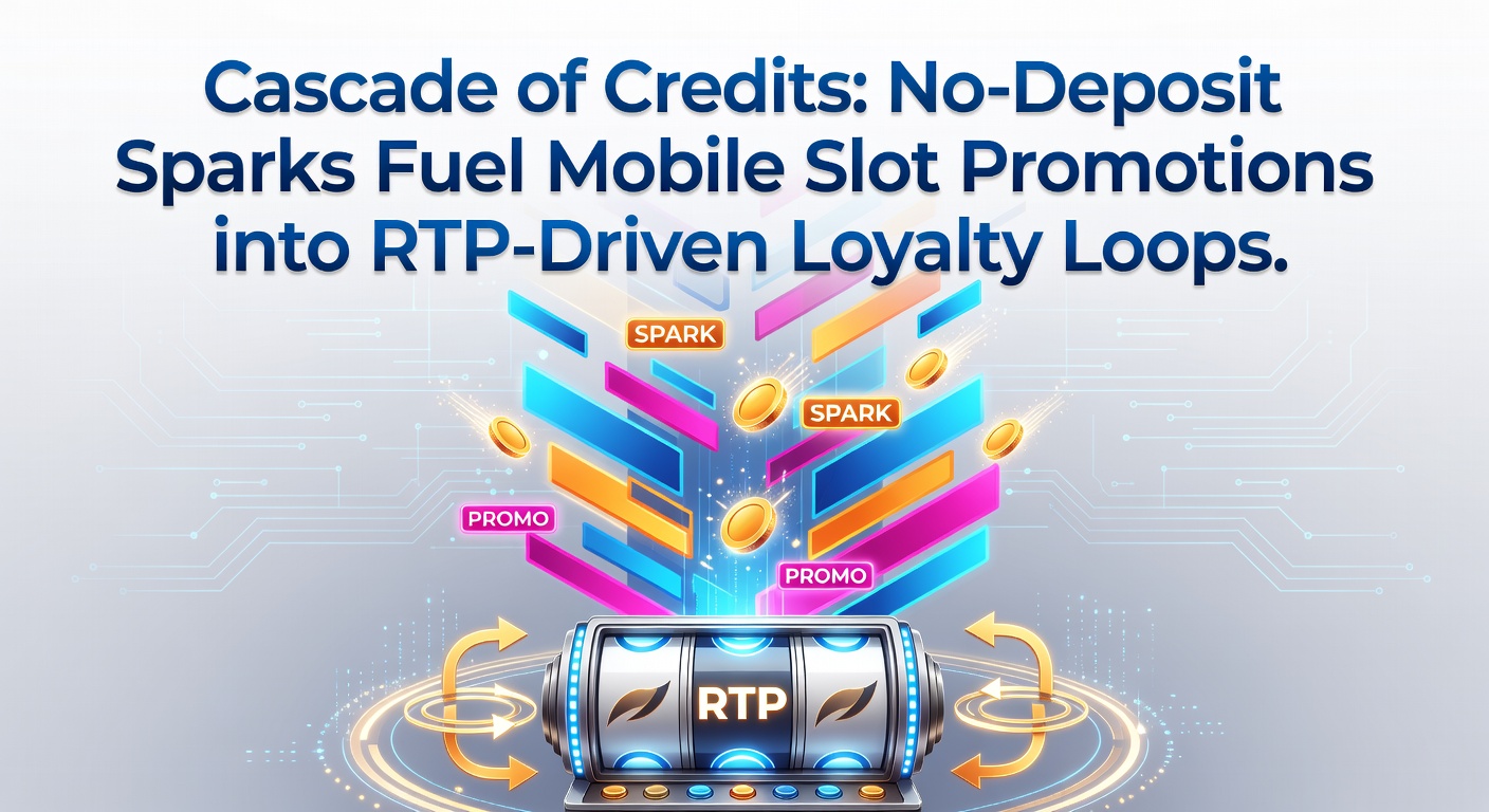 Vibrant mobile slot screen showing cascading credit bonuses and loyalty progress bars glowing with RTP metrics