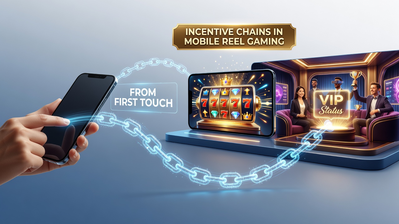 Progression chart illustrating loyalty tiers and VIP rewards in mobile slots