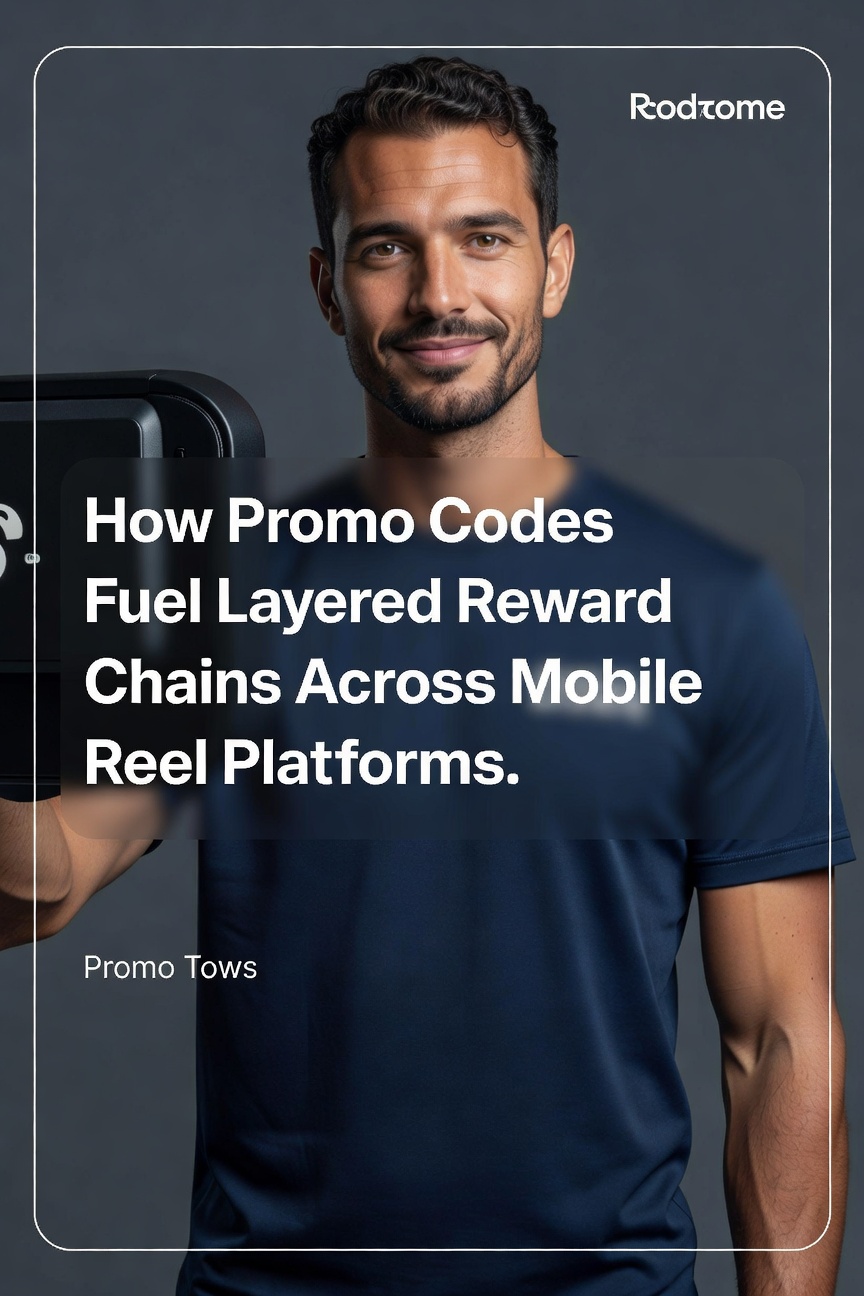 Illustration of interconnected reward chain stages linking promo codes to loyalty tiers on mobile slot interfaces