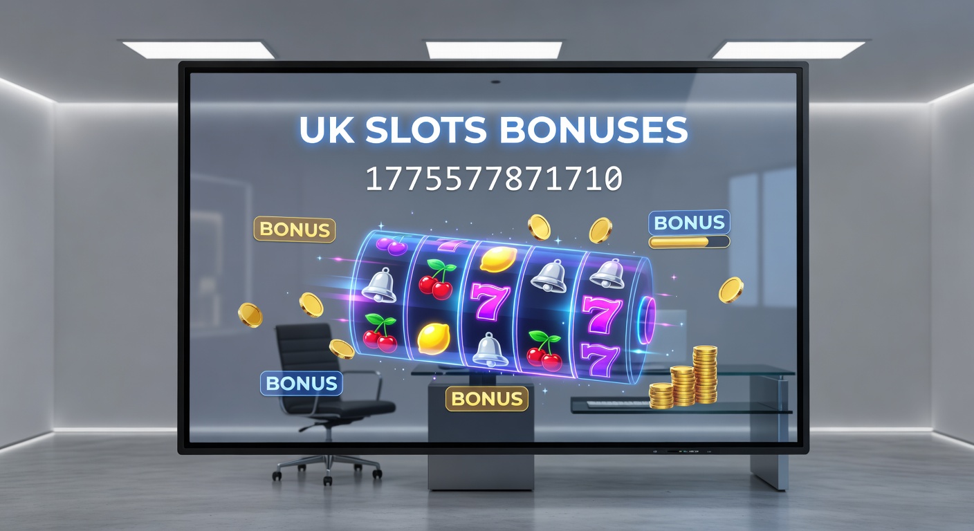 Close-up of a smartphone screen displaying a UK slots app with active bonus notifications and spinning reels in a modern casino interface